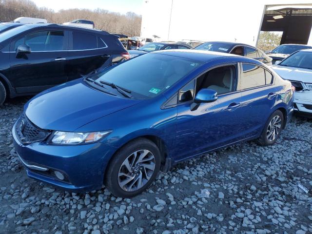 2HGFB2F51DH577416 - 2013 HONDA CIVIC LX BLUE photo 1