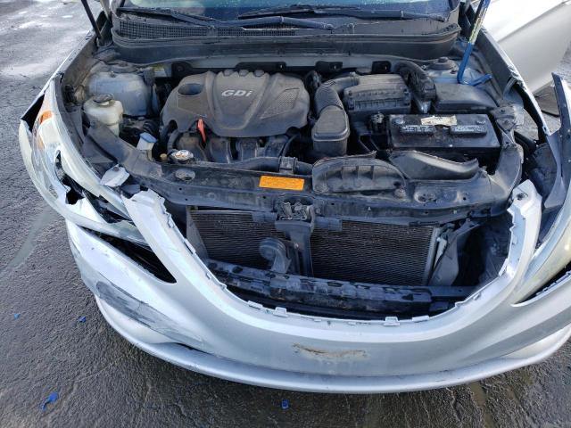 5NPEB4AC0DH652044 - 2013 HYUNDAI SONATA GLS SILVER photo 11