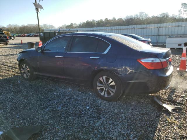 1HGCR2F39EA035915 - 2014 HONDA ACCORD LX BLUE photo 2