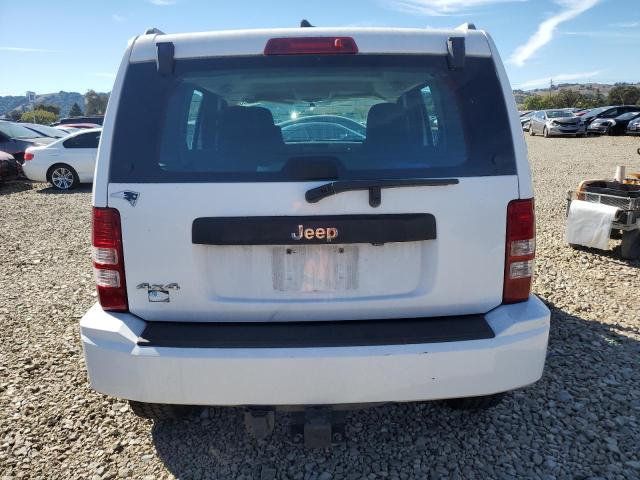 1C4PJMAK7CW120043 - 2012 JEEP LIBERTY SPORT WHITE photo 6