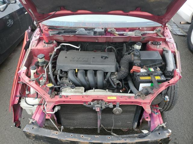 JTDBR32E260068334 - 2006 TOYOTA COROLLA CE RED photo 11