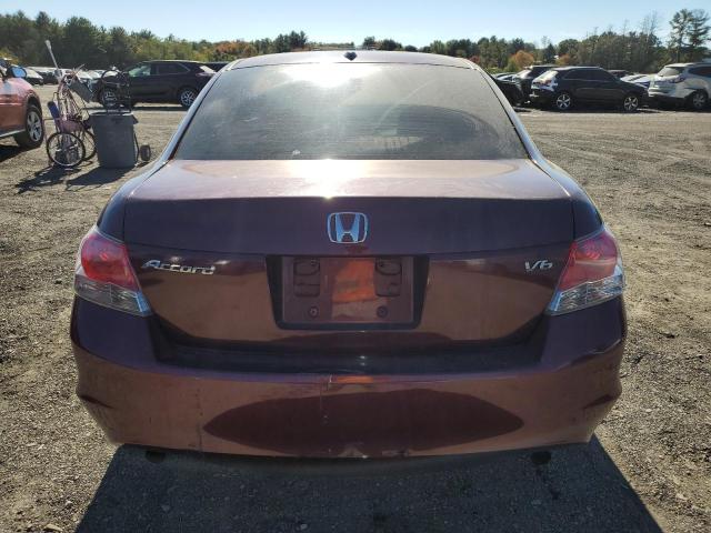 1HGCP368X9A032633 - 2009 HONDA ACCORD EXL BURGUNDY photo 6
