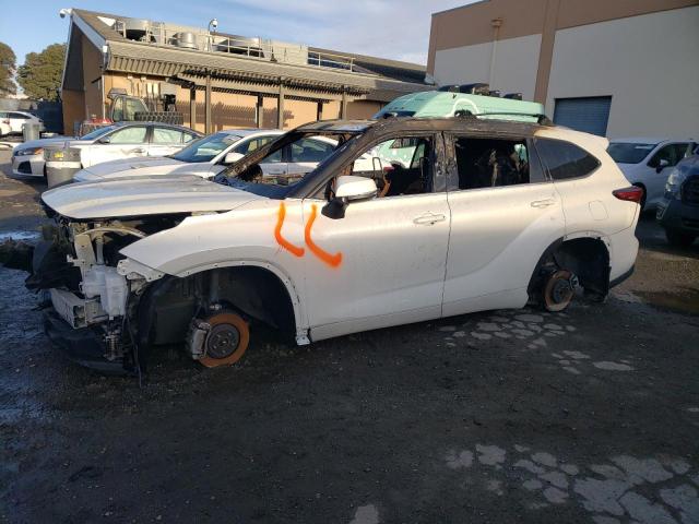 5TDHZRBH9MS527313 - 2021 TOYOTA HIGHLANDER XLE WHITE photo 1