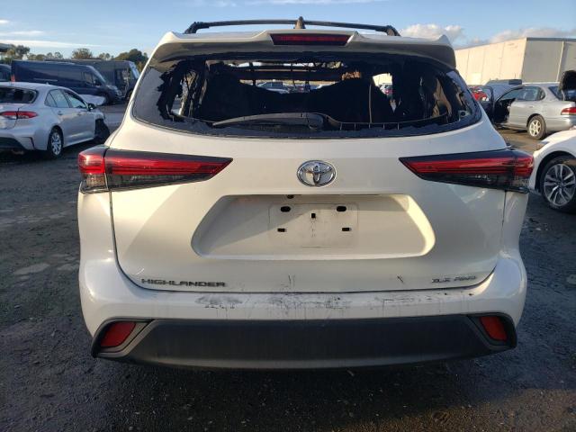 5TDHZRBH9MS527313 - 2021 TOYOTA HIGHLANDER XLE WHITE photo 6