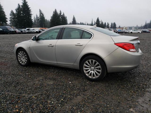 W04GR5ECXB1088194 - 2011 BUICK REGAL CXL GRAY photo 2