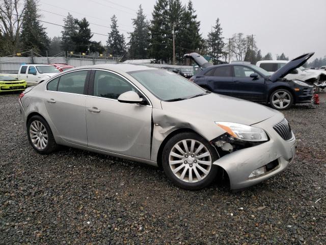 W04GR5ECXB1088194 - 2011 BUICK REGAL CXL GRAY photo 4