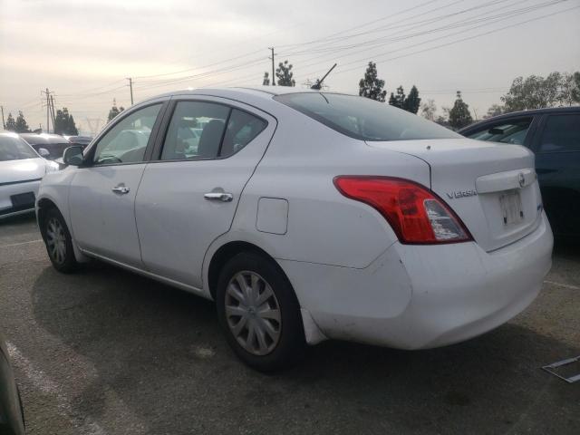 3N1CN7AP5CL917061 - 2012 NISSAN VERSA S WHITE photo 2