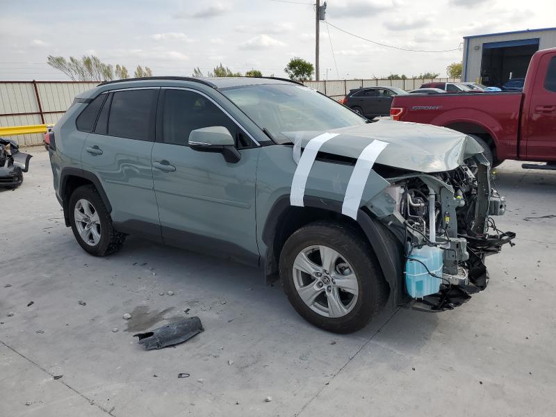 2T3W1RFV4MW130041 - 2021 TOYOTA RAV4 XLE TEAL photo 4