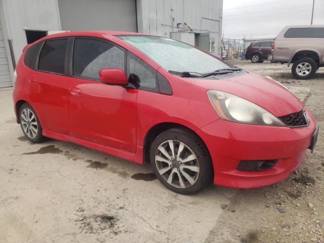 JHMGE8H57CC030757 - 2012 HONDA FIT SPORT RED photo 4