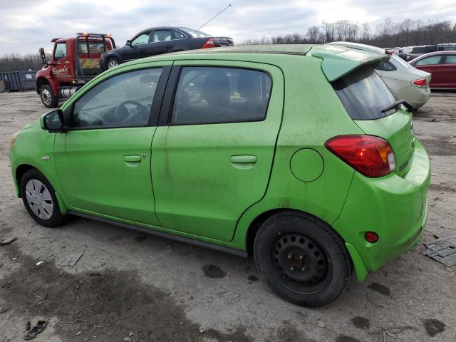 ML32A3HJ5EH021474 - 2014 MITSUBISHI MIRAGE DE GREEN photo 2