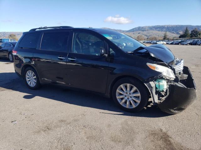 5TDYK3DC7CS263087 - 2012 TOYOTA SIENNA XLE BLACK photo 4