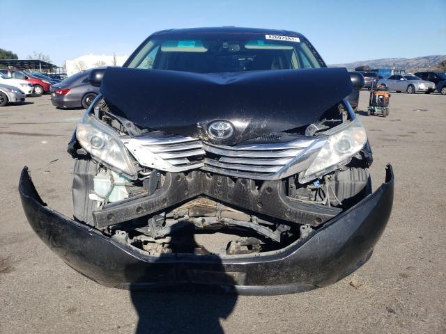 5TDYK3DC7CS263087 - 2012 TOYOTA SIENNA XLE BLACK photo 5