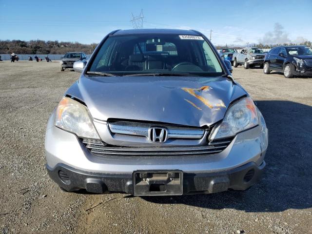 JHLRE38787C077836 - 2007 HONDA CR-V EXL SILVER photo 5