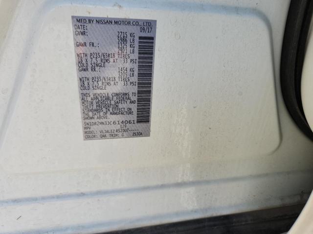 5N1DR2MN3JC614061 - 2018 NISSAN PATHFINDER S 白色 照片 13