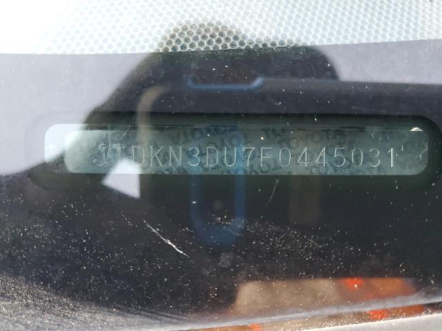 JTDKN3DU7F0445031 - 2015 TOYOTA PRIUS SILVER photo 12