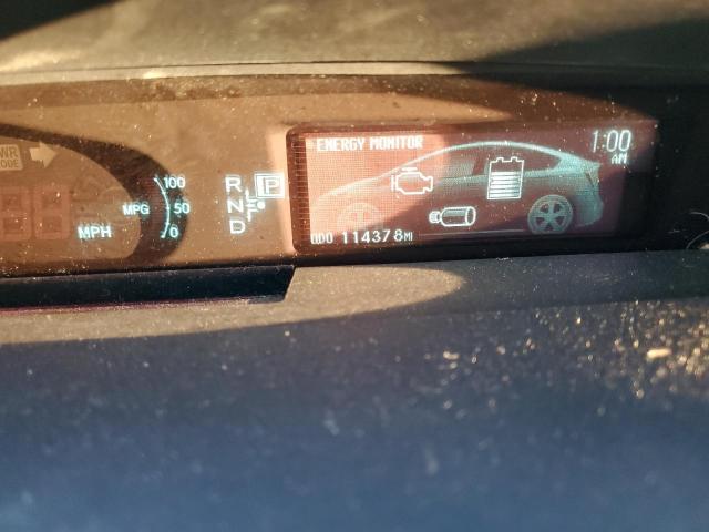 JTDKN3DU7F0445031 - 2015 TOYOTA PRIUS SILVER photo 9