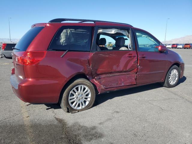 5TDYK4CC0AS323487 - 2010 TOYOTA SIENNA XLE BURGUNDY photo 3