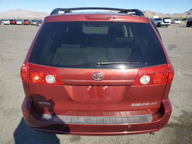 5TDYK4CC0AS323487 - 2010 TOYOTA SIENNA XLE BURGUNDY photo 6
