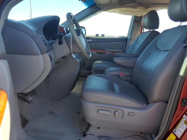 5TDYK4CC0AS323487 - 2010 TOYOTA SIENNA XLE BURGUNDY photo 7