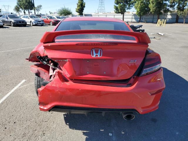 2HGFG4A54FH707678 - 2015 HONDA CIVIC SI RED photo 6