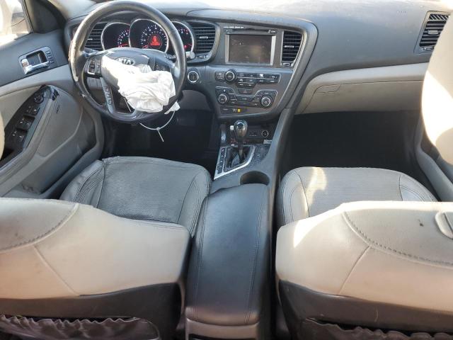 5XXGN4A77DG189320 - 2013 KIA OPTIMA EX GRAY photo 8