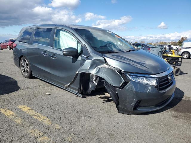 5FNRL6H82MB006451 - 2021 HONDA ODYSSEY TOURING Szary zdjęcie 4