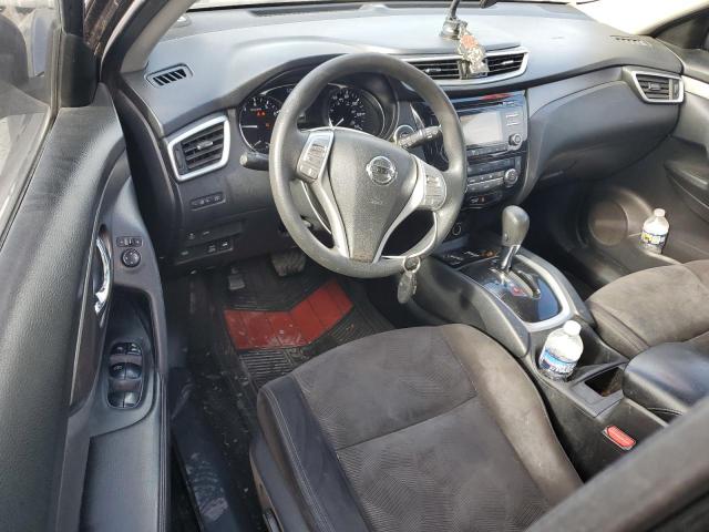 KNMAT2MV8FP586590 - 2015 NISSAN ROGUE S BLACK photo 8