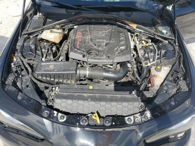 ZARFAECN7J7591700 - 2018 ALFA ROMEO GIULIA TI შავი ფოტო 11