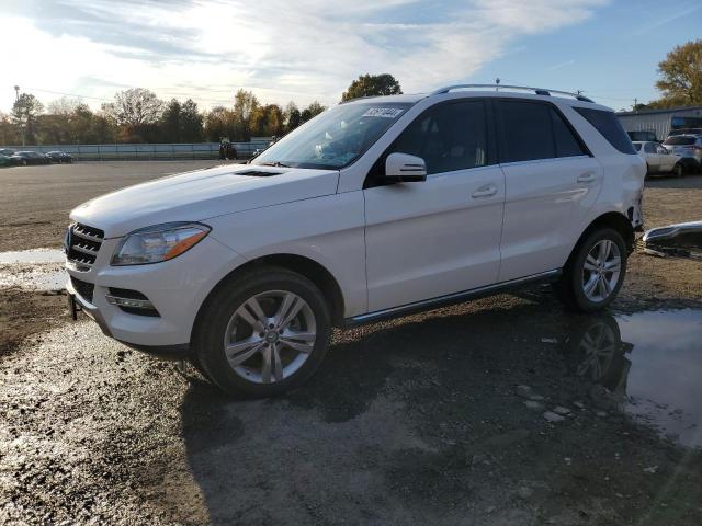 4JGDA5HB5FA606927 - 2015 MERCEDES-BENZ ML 350 4MATIC WHITE photo 1