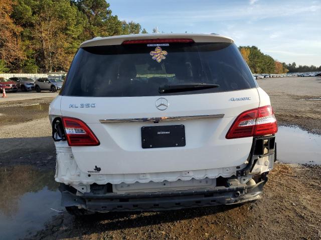 4JGDA5HB5FA606927 - 2015 MERCEDES-BENZ ML 350 4MATIC WHITE photo 6