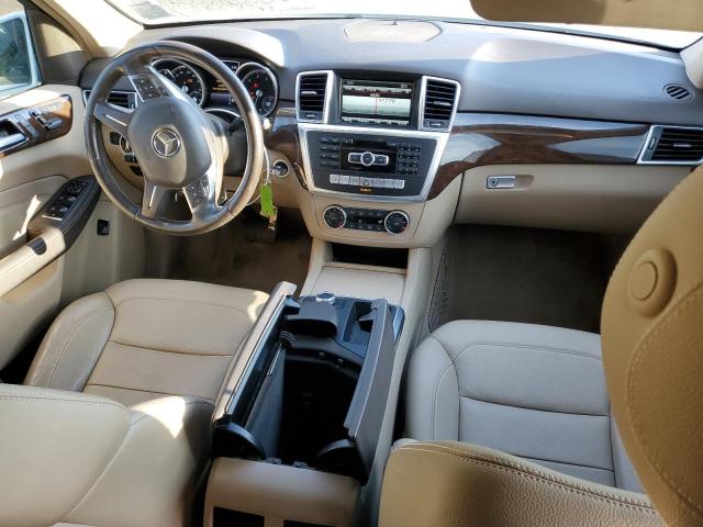 4JGDA5HB5FA606927 - 2015 MERCEDES-BENZ ML 350 4MATIC WHITE photo 8