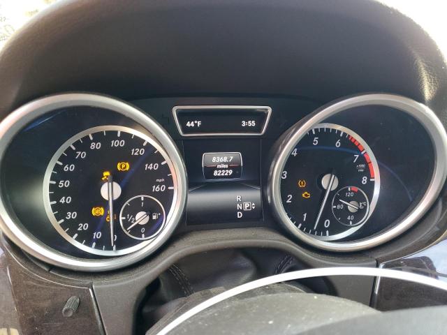 4JGDA5HB5FA606927 - 2015 MERCEDES-BENZ ML 350 4MATIC WHITE photo 9