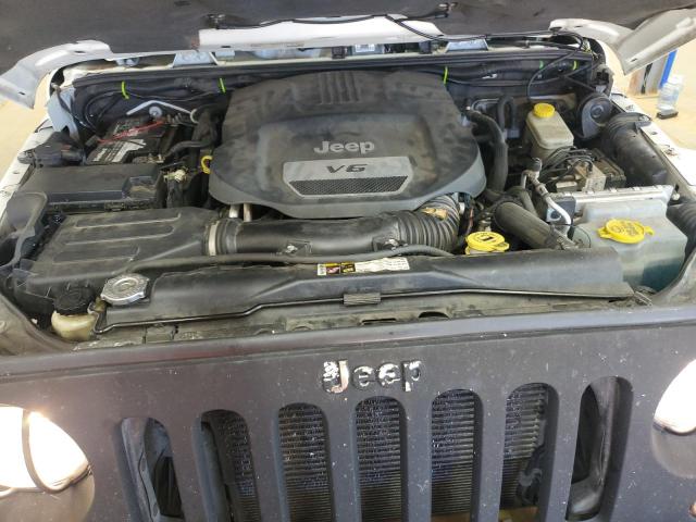 1C4BJWEGXEL259082 - 2014 JEEP WRANGLER U SAHARA WHITE photo 11