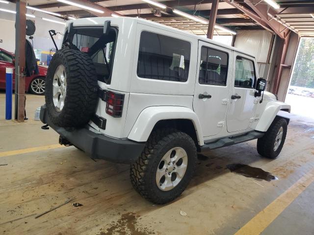 1C4BJWEGXEL259082 - 2014 JEEP WRANGLER U SAHARA WHITE photo 3
