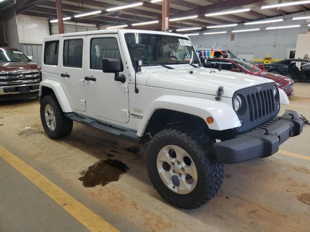 1C4BJWEGXEL259082 - 2014 JEEP WRANGLER U SAHARA WHITE photo 4