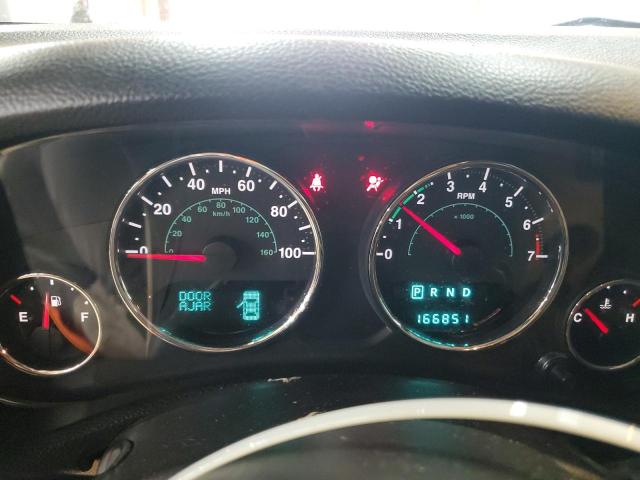 1C4BJWEGXEL259082 - 2014 JEEP WRANGLER U SAHARA WHITE photo 9