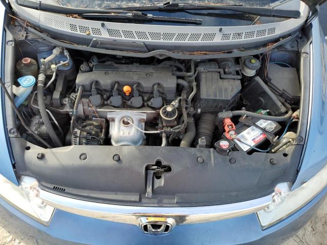 1HGFA16508L086809 - 2008 HONDA CIVIC LX BLUE photo 11