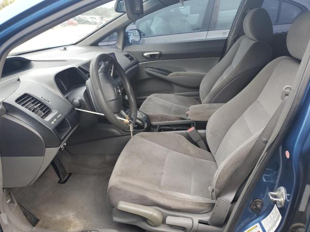 1HGFA16508L086809 - 2008 HONDA CIVIC LX BLUE photo 7