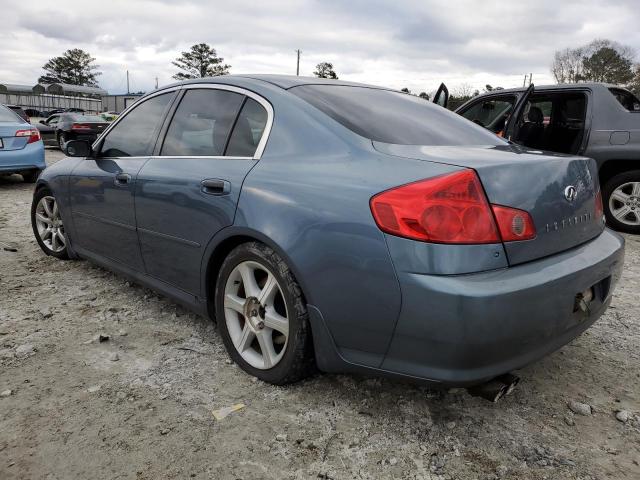 JNKCV51E46M510194 - 2006 INFINITI G35 BLUE photo 2