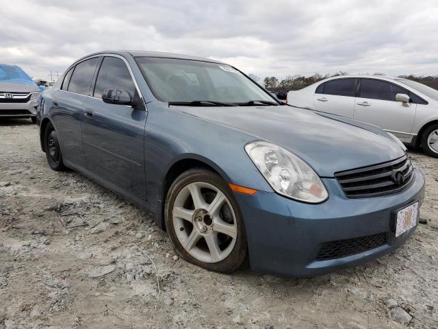 JNKCV51E46M510194 - 2006 INFINITI G35 BLUE photo 4