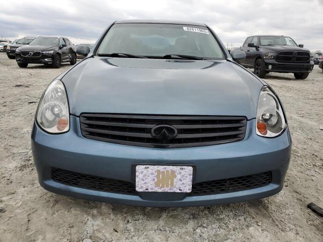 JNKCV51E46M510194 - 2006 INFINITI G35 BLUE photo 5