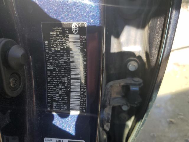 5YFEPRAE6LP011787 - 2020 TOYOTA COROLLA LE 蓝色 照片 12