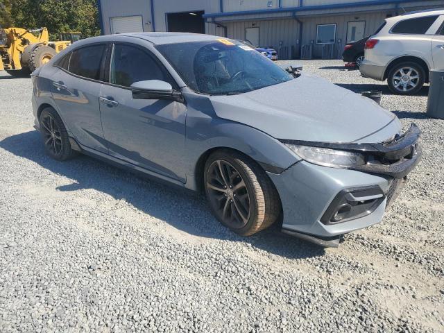 SHHFK7H94MU221221 - 2021 HONDA CIVIC SPORT TOURING TURQUOISE photo 4