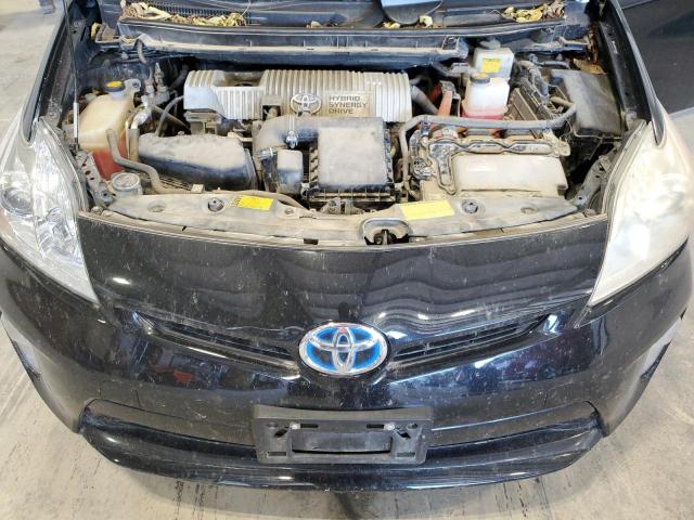 JTDKN3DU9C5461844 - 2012 TOYOTA PRIUS 黑色 照片 11