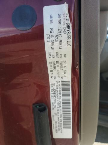 1J8GR48KX8C179765 - 2008 JEEP GRAND CHEROKEE LAREDO MAROON photo 13