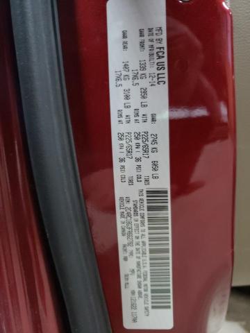 2C4RC1BG3FR662782 - 2015 CHRYSLER TOWN & COU TOURING RED photo 13