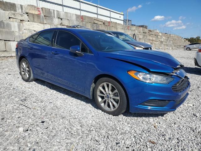 3FA6P0H77HR412036 - 2017 FORD FUSION SE 蓝色 照片 4