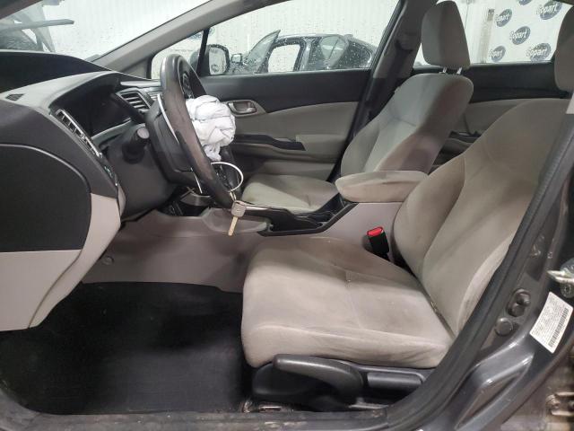 2HGFB2F50DH594515 - 2013 HONDA CIVIC LX Gris photo 7