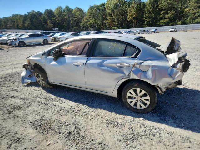 2HGFB2F50CH570780 - 2012 HONDA CIVIC LX 银色 照片 2