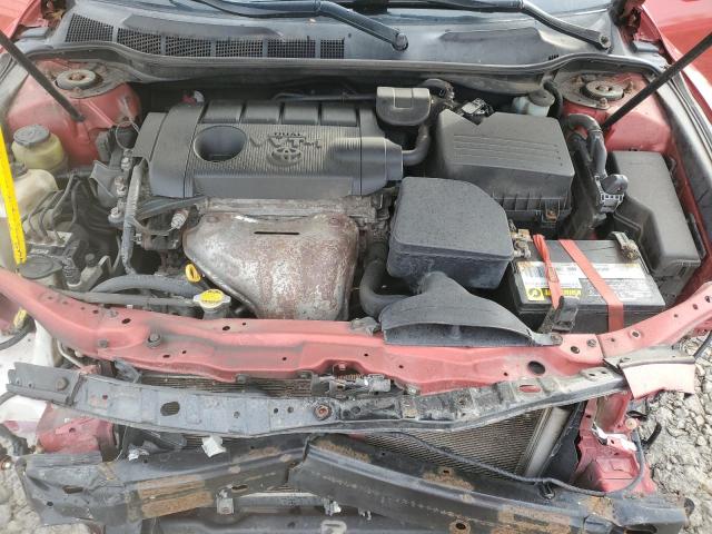4T1BF3EK3AU569448 - 2010 TOYOTA CAMRY BASE Қызыл фото 11